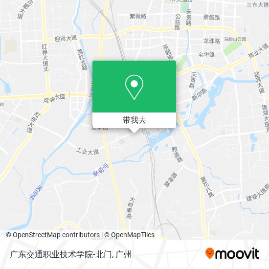 广东交通职业技术学院-北门地图
