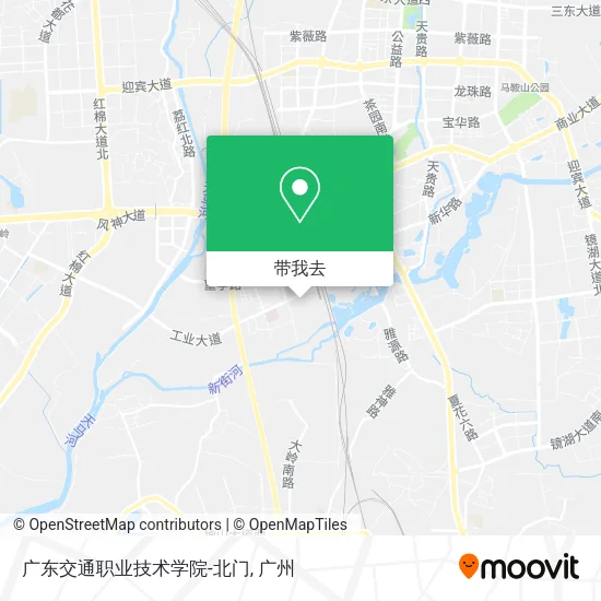 广东交通职业技术学院-北门地图