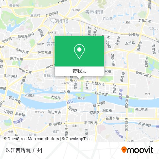 珠江西路南地图