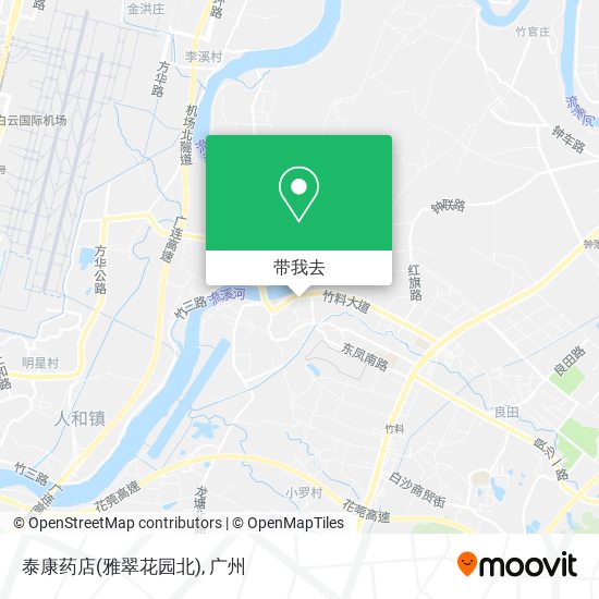 泰康药店(雅翠花园北)地图