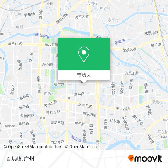 百塔峰地图