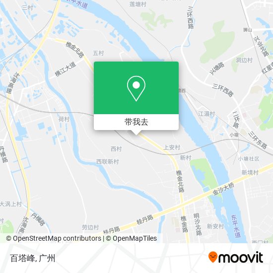 百塔峰地图