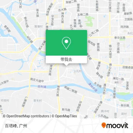 百塔峰地图