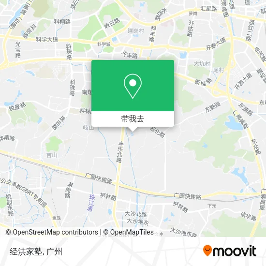经洪家塾地图