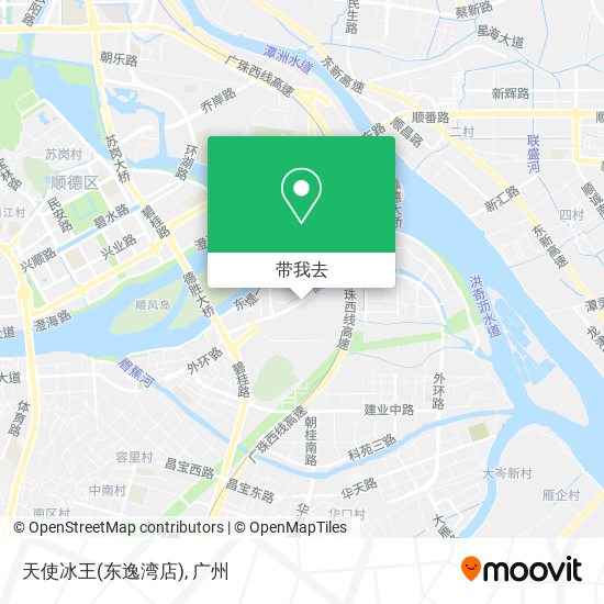 天使冰王(东逸湾店)地图