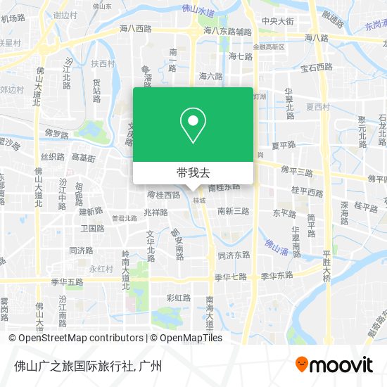 佛山广之旅国际旅行社地图