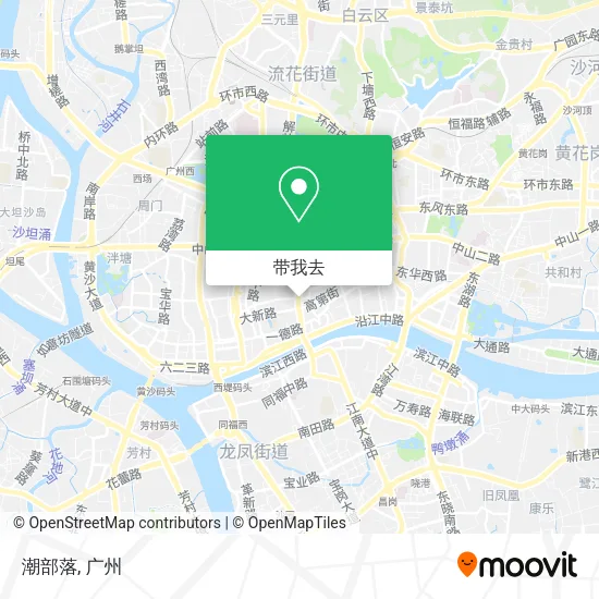 潮部落地图
