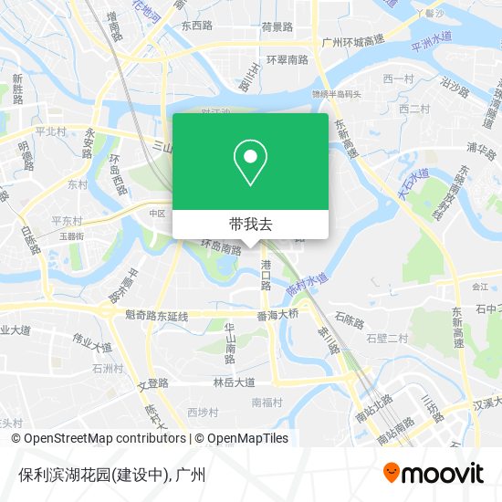 保利滨湖花园(建设中)地图