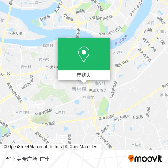 华南美食广场地图