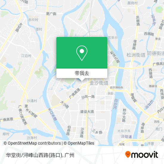 华堂街/浔峰山西路(路口)地图