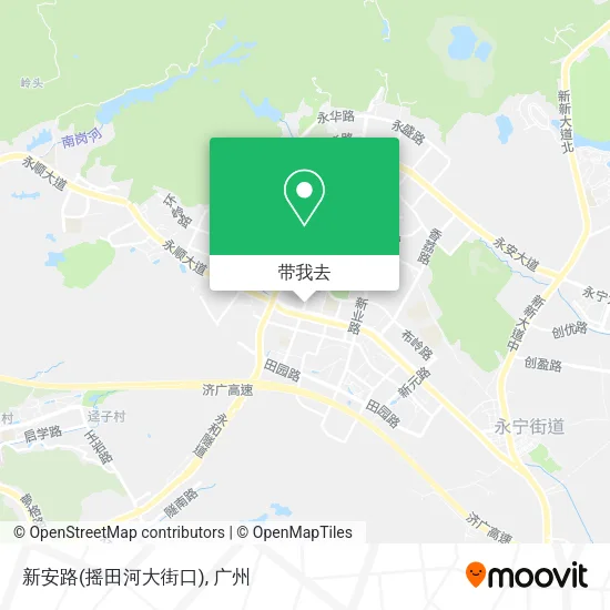 新安路(摇田河大街口)地图