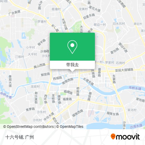 十六号铺地图