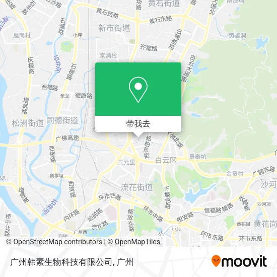 广州韩素生物科技有限公司地图