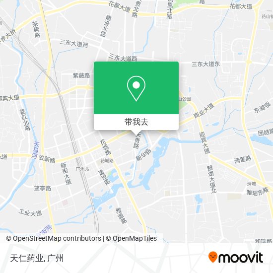 天仁药业地图