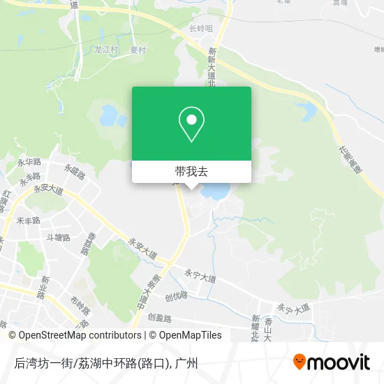 后湾坊一街/荔湖中环路(路口)地图