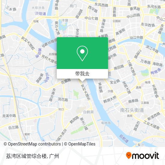 荔湾区城管综合楼地图