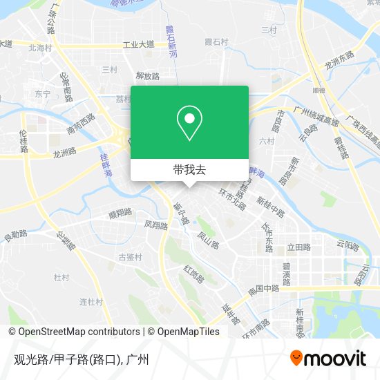 观光路/甲子路(路口)地图