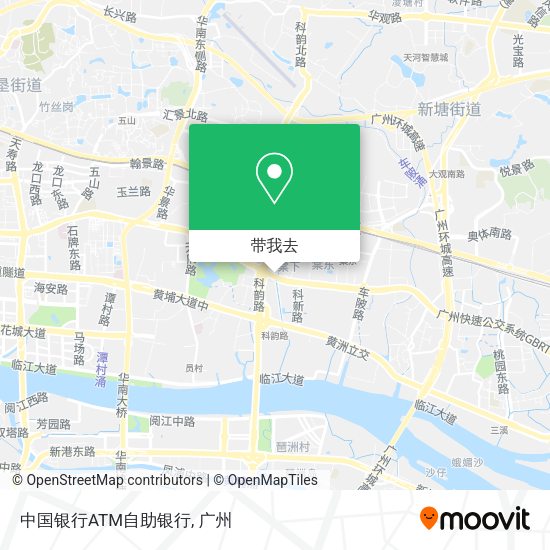 中国银行ATM自助银行地图