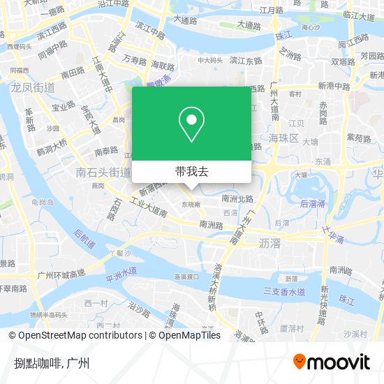 捌點咖啡地图