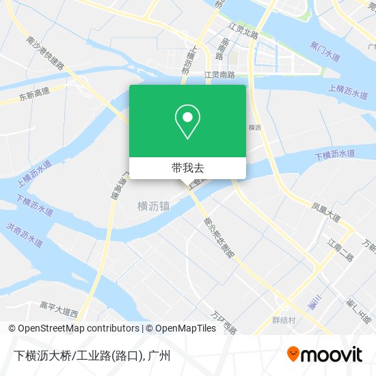 下横沥大桥/工业路(路口)地图