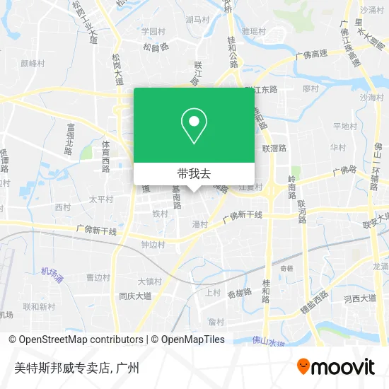 美特斯邦威专卖店地图