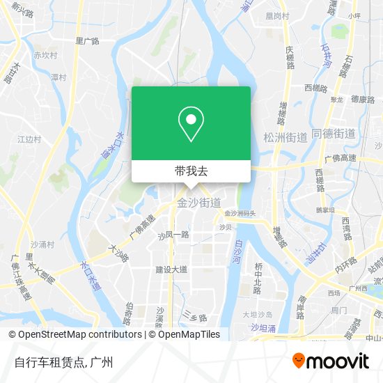 自行车租赁点地图