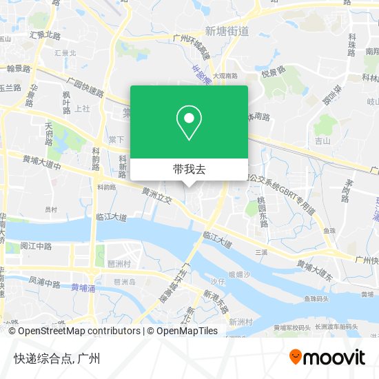 快递综合点地图