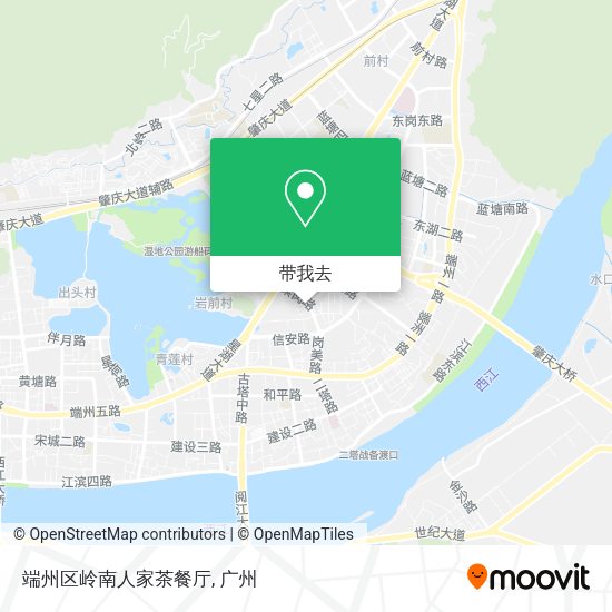 端州区岭南人家茶餐厅地图