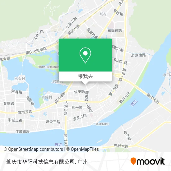 肇庆市华阳科技信息有限公司地图