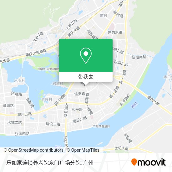 乐如家连锁养老院东门广场分院地图