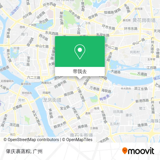 肇庆裹蒸粽地图