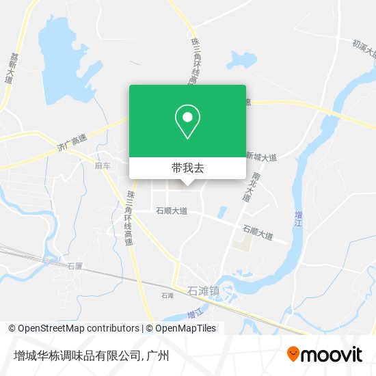 增城华栋调味品有限公司地图