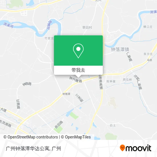 广州钟落潭华达公寓地图