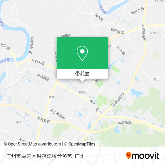 广州市白云区钟落潭聆音琴艺地图