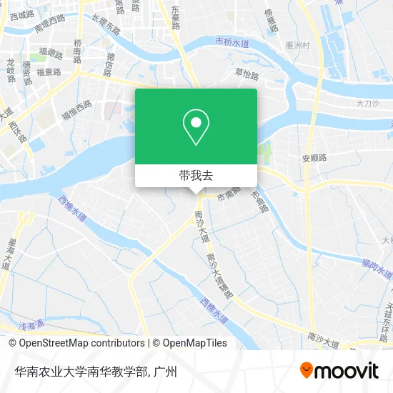 华南农业大学南华教学部地图