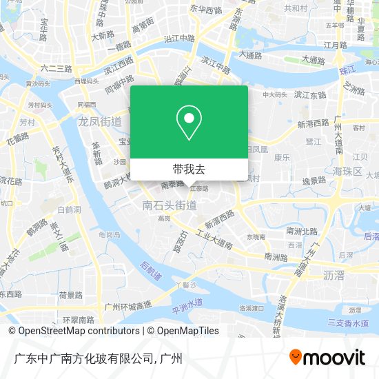 广东中广南方化玻有限公司地图