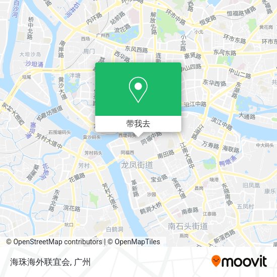 海珠海外联宜会地图