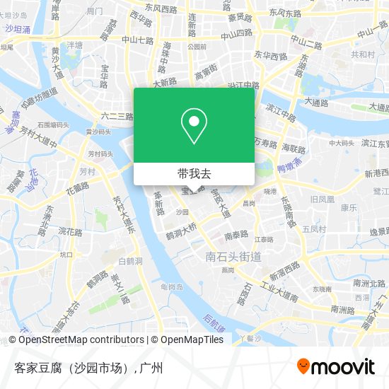 客家豆腐（沙园市场）地图