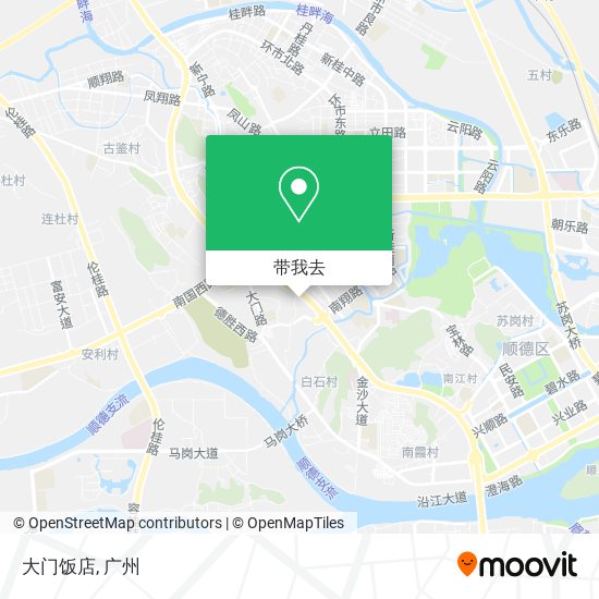 大门饭店地图
