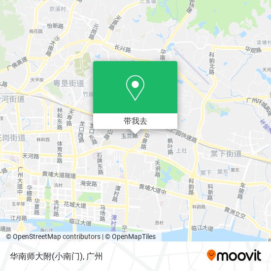 华南师大附(小南门)地图