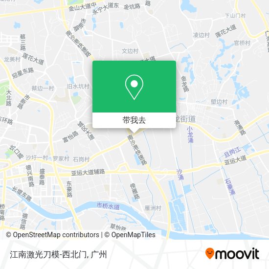 江南激光刀模-西北门地图