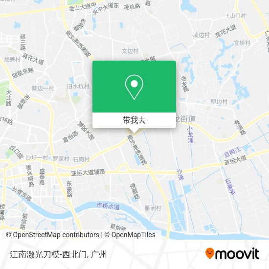 江南激光刀模-西北门地图