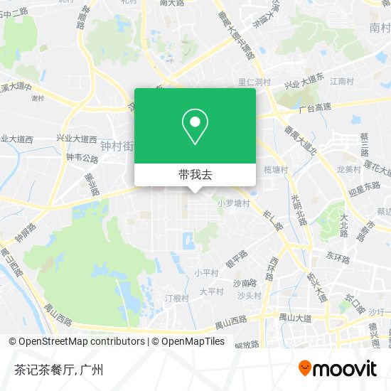 茶记茶餐厅地图
