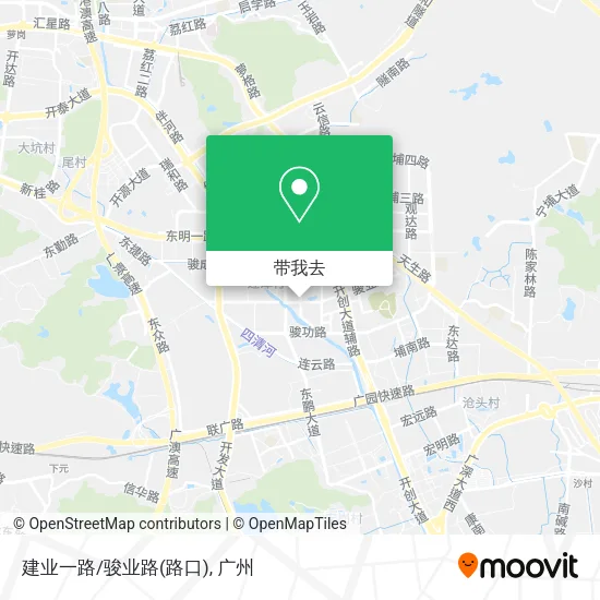 建业一路/骏业路(路口)地图