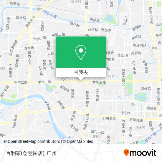 百利家(创意园店)地图