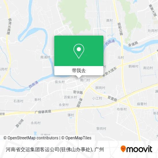 河南省交运集团客运公司(驻佛山办事处)地图
