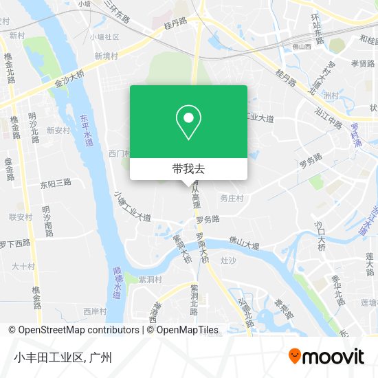 小丰田工业区地图