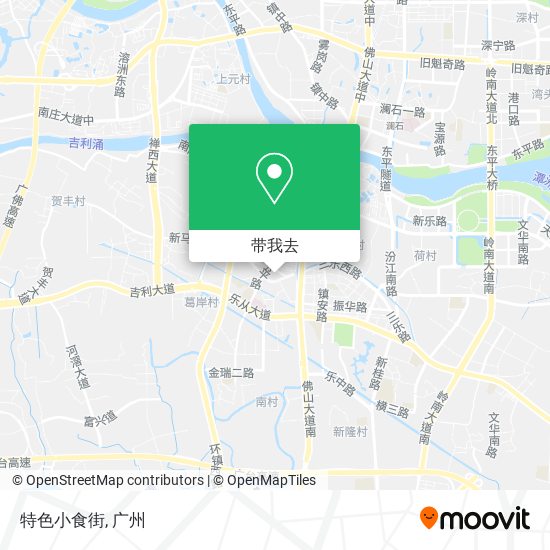 特色小食街地图
