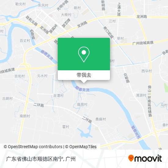 广东省佛山市顺德区南宁地图