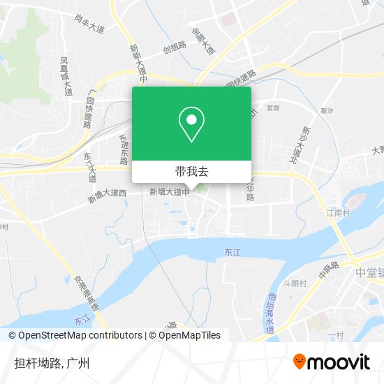 担杆坳路地图